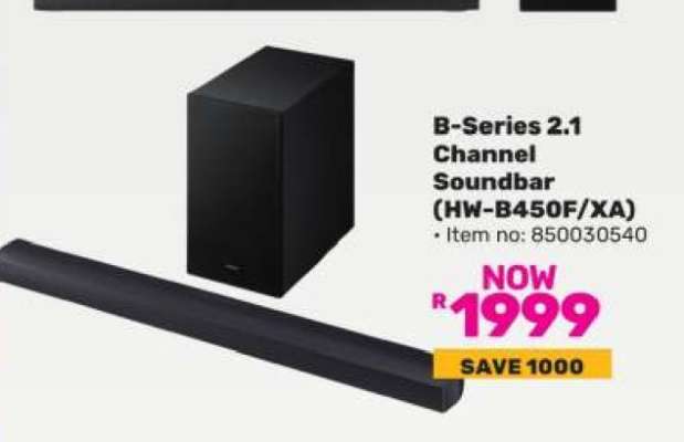 B-Series 2.1 Channel Soundbar (HW-B450F/XA)