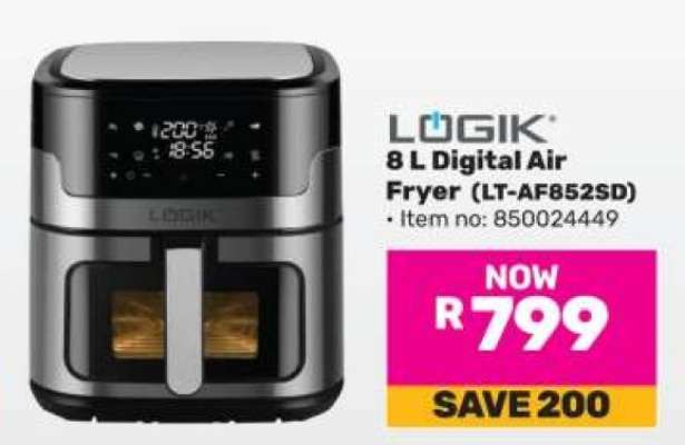 LOGIK 8 L Digital Air Fryer (LT-AF852SD)