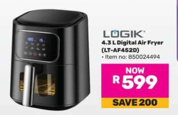 LÖGIK 4.3 L Digital Air Fryer (LT-AF452D)