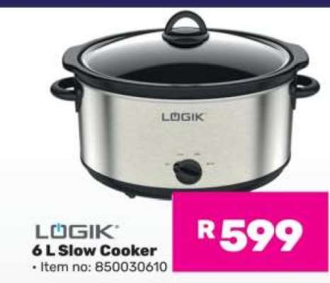 LOGIK 6 L Slow Cooker