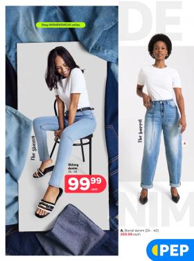 PEP Stores - Adult Denim Deals