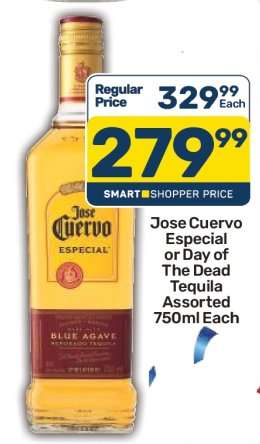 Jose Cuervo Especial or Day of the Dead Tequila Assorted 750ml Each