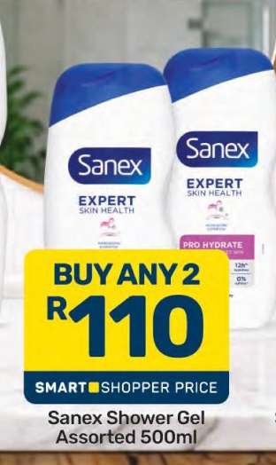 Sanex Shower Gel Assorted 500ml