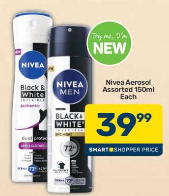 Nivea Aerosol Assorted 150ml Each