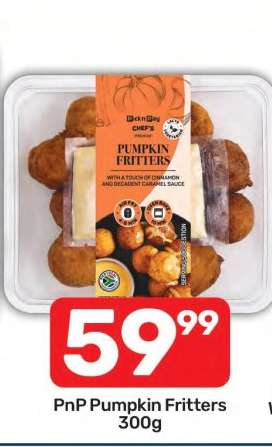 PnP Pumpkin Fritters 300g