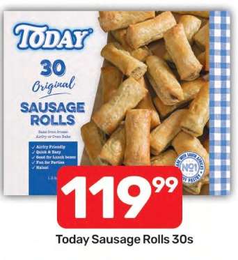 Today Sausage Rolls 30s