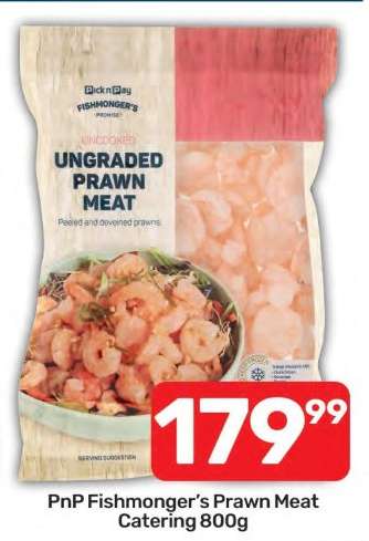 PnP Fishmonger’s Prawn Meat Catering 800g