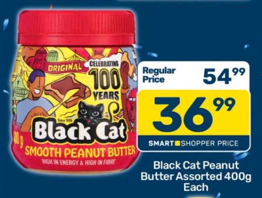 Black Cat Peanut Butter Assorted 400g Each
