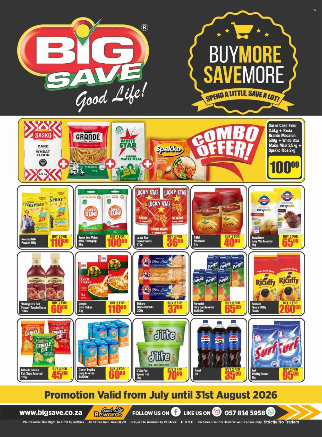 Big Save specials - 07.25.2026 - 08.31.2026. Page 1