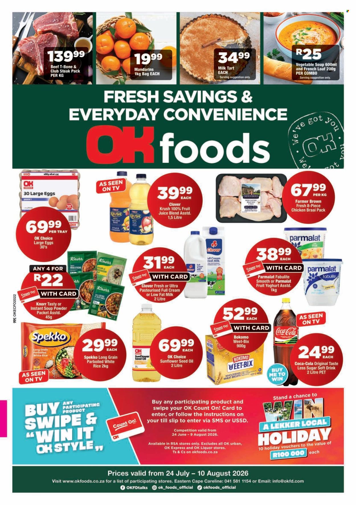 OK Foods specials - 07.24.2026 - 08.10.2026. Page 1