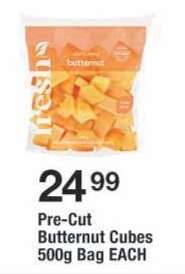 Pre-Cut Butternut Cubes