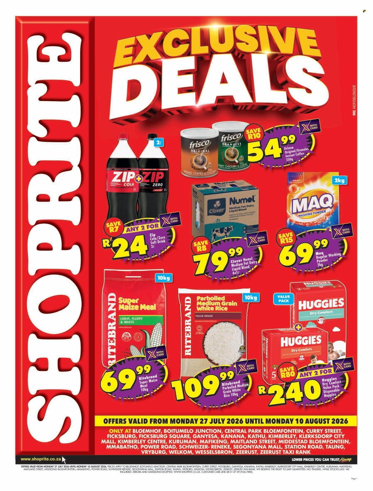 Shoprite specials - 07.27.2026 - 08.10.2026. Page 1