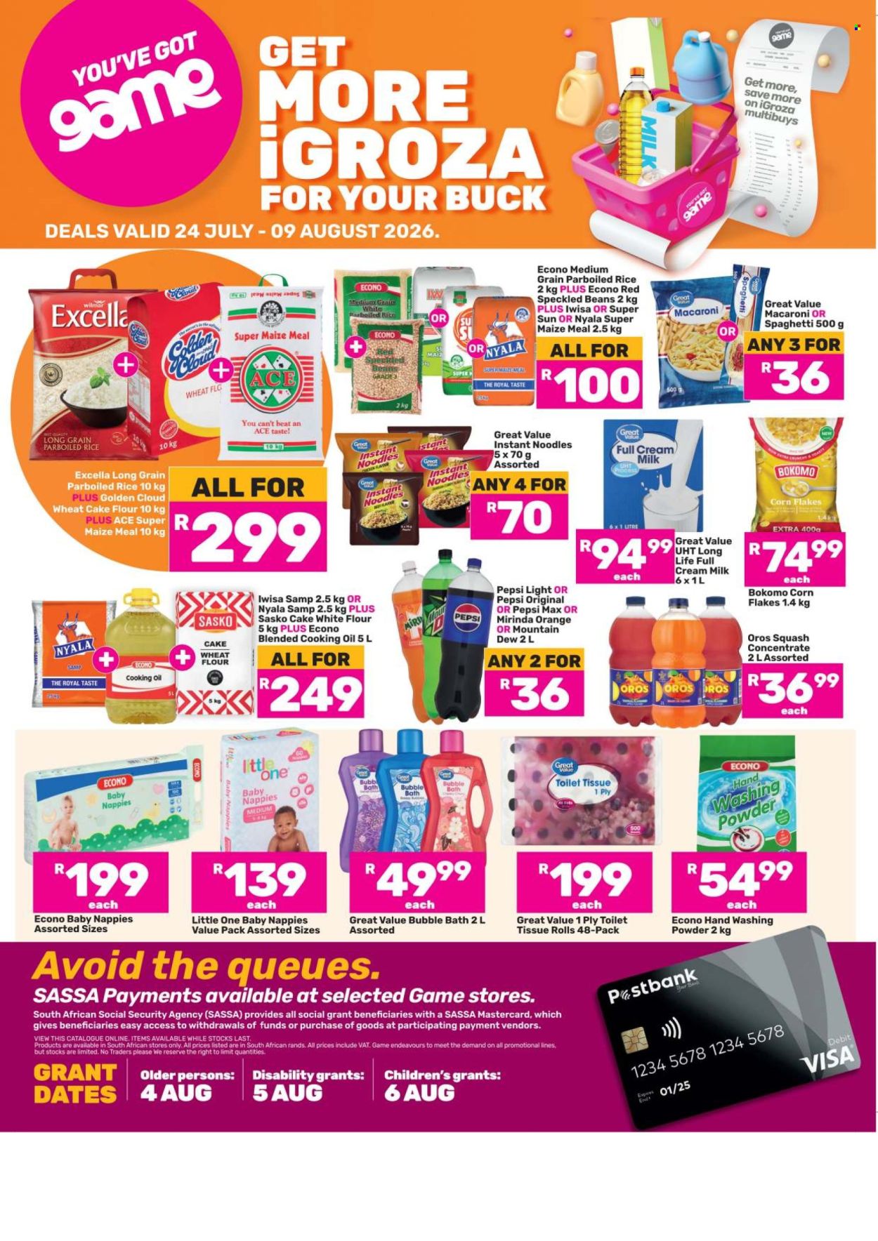 Game specials - 07.24.2026 - 08.09.2026. Page 1