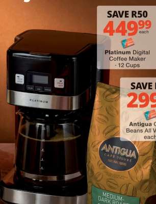 Platinum Digital Coffee Maker