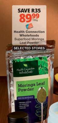 Health Connection Wholefoods Superfood Moringa Leaf Powder