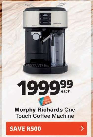 Morphy Richards One-Touch Coffee Machine