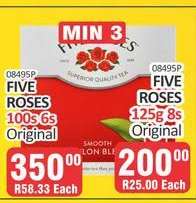FIVE ROSES Original 100s 6s