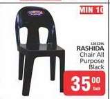 RASHIDA CHAIR All Purpose Black