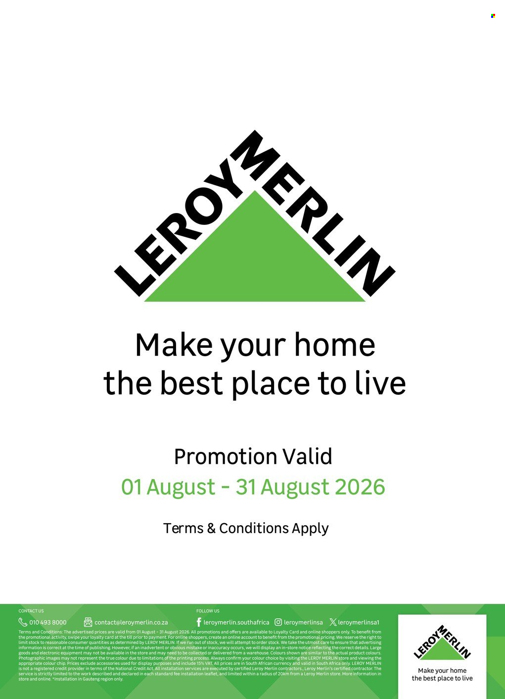 Leroy Merlin specials - 08.01.2026 - 08.31.2026. Page 16
