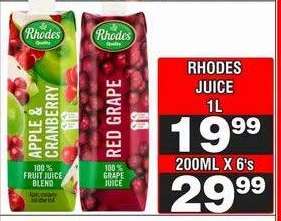 RHODES JUICE 1L