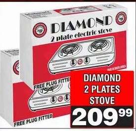 DIAMOND 2 PLATES STOVE