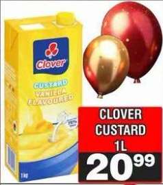 CLOVER CUSTARD 1L