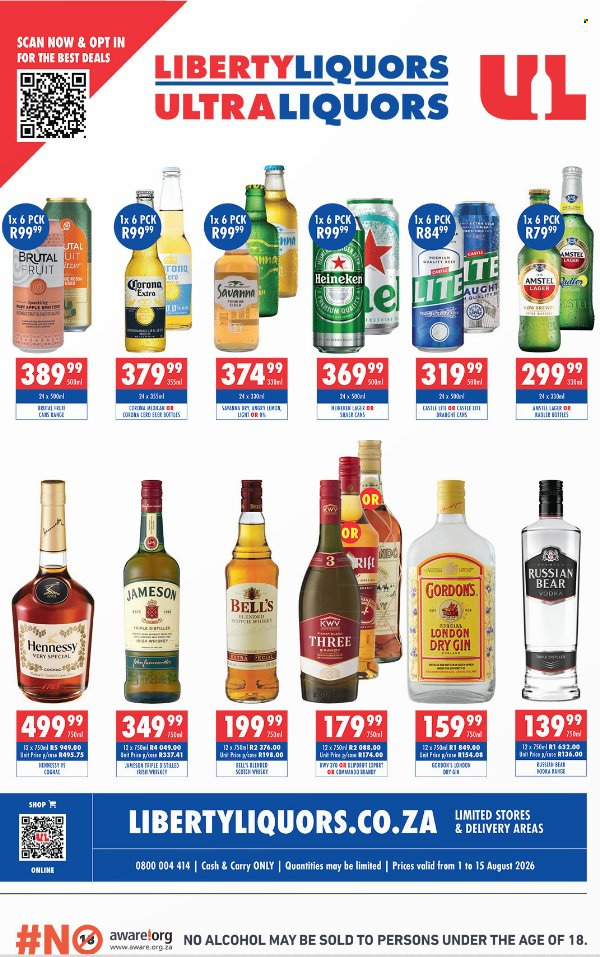 Liberty Liquors specials - 08.01.2026 - 08.15.2026. Page 1