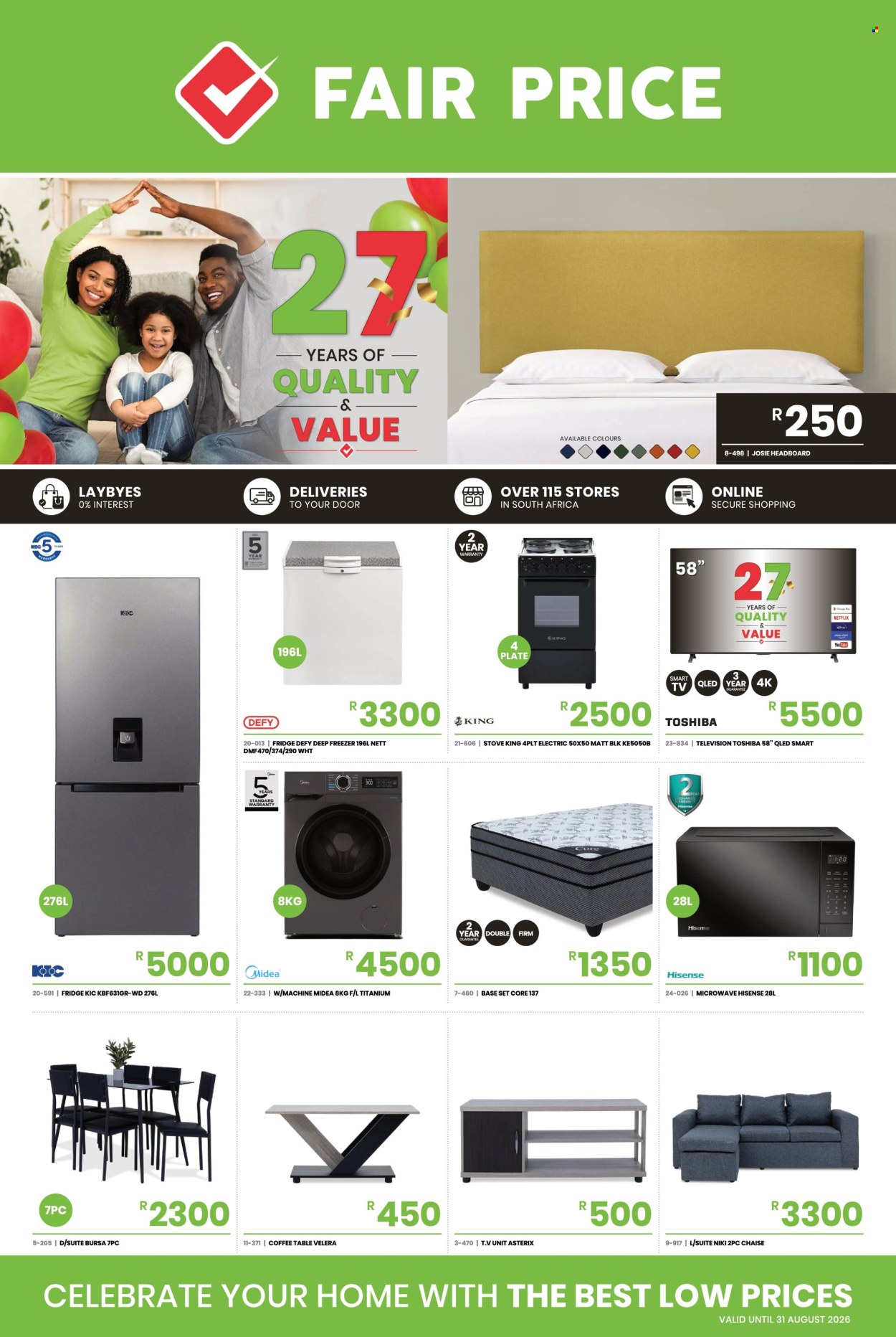 Fair Price specials - 08.01.2026 - 08.31.2026. Page 1