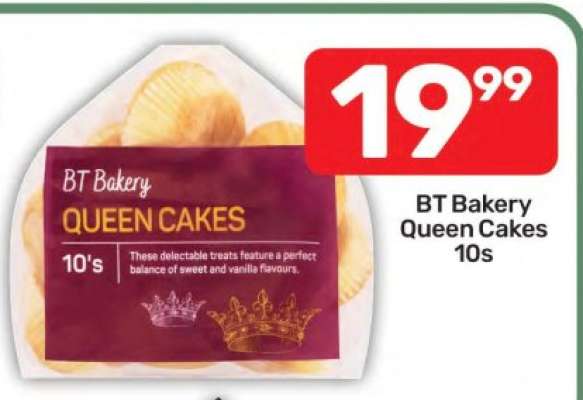 BT Bakery Queen Cakes 10s