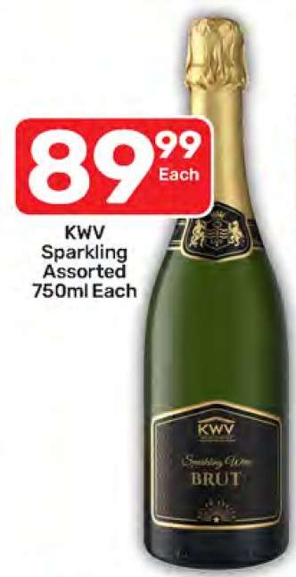 KWV Sparkling Assorted 750ml Each