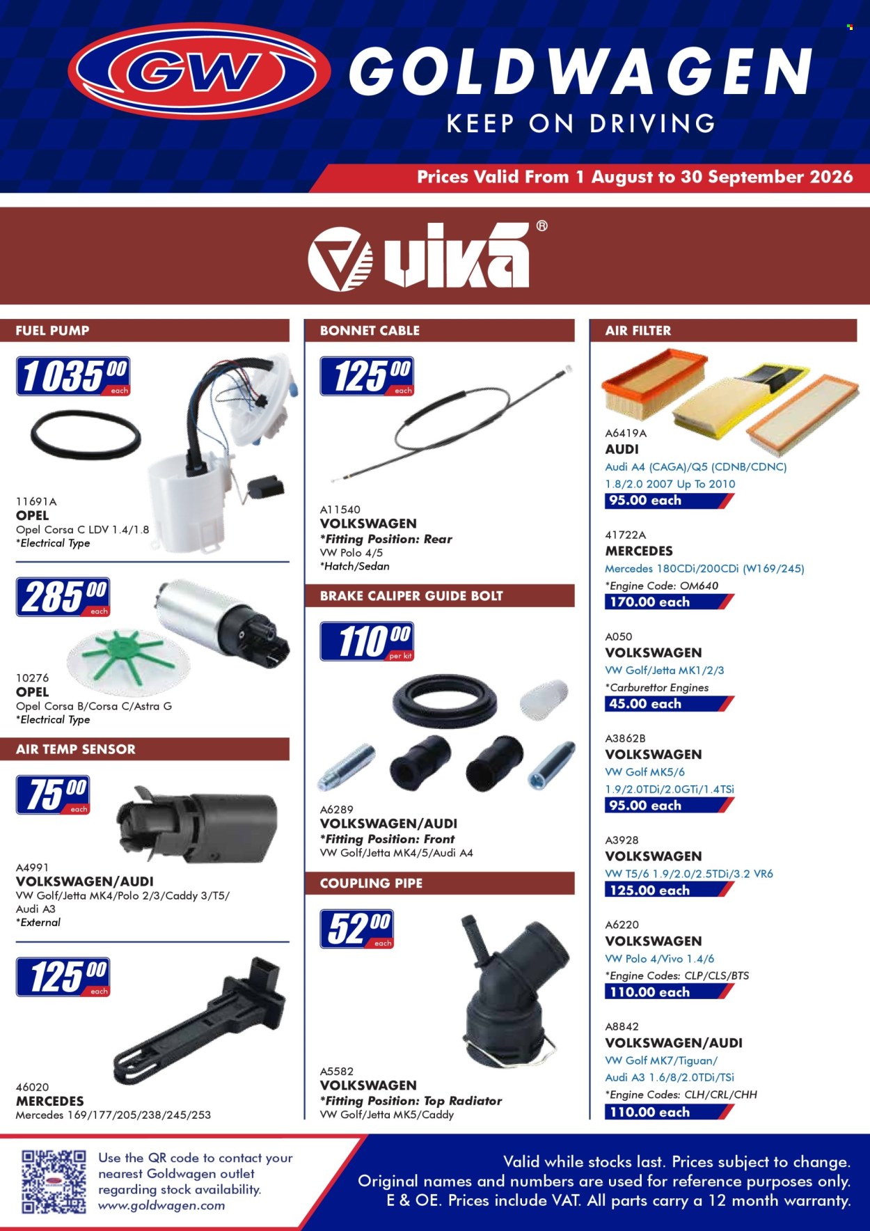 Goldwagen specials - 08.01.2026 - 09.30.2026. Page 1