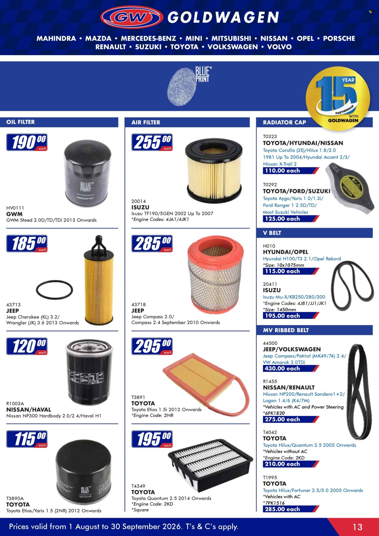 Goldwagen specials - 08.01.2026 - 09.30.2026. Page 13