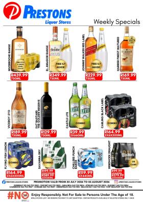 Prestons Liquor Stores - Weekly specials