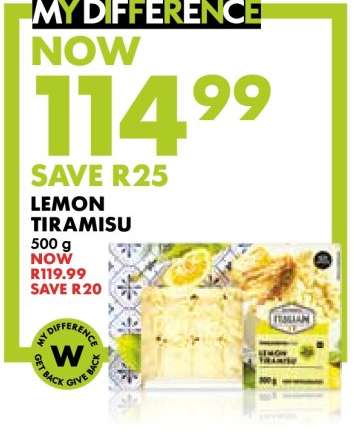 Lemon Tiramisu