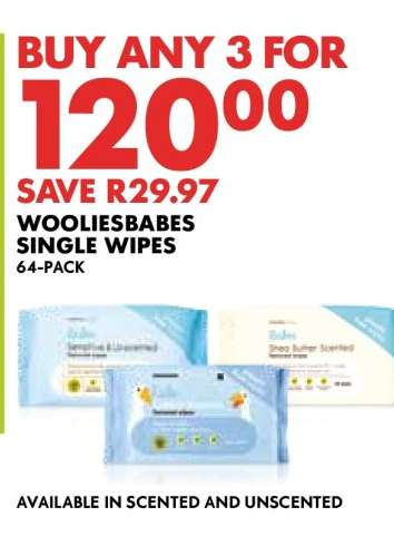 WOOLIESBABES SINGLE WIPES