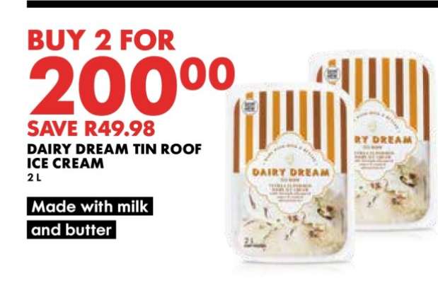 DAIRY DREAM TIN ROOF ICE CREAM