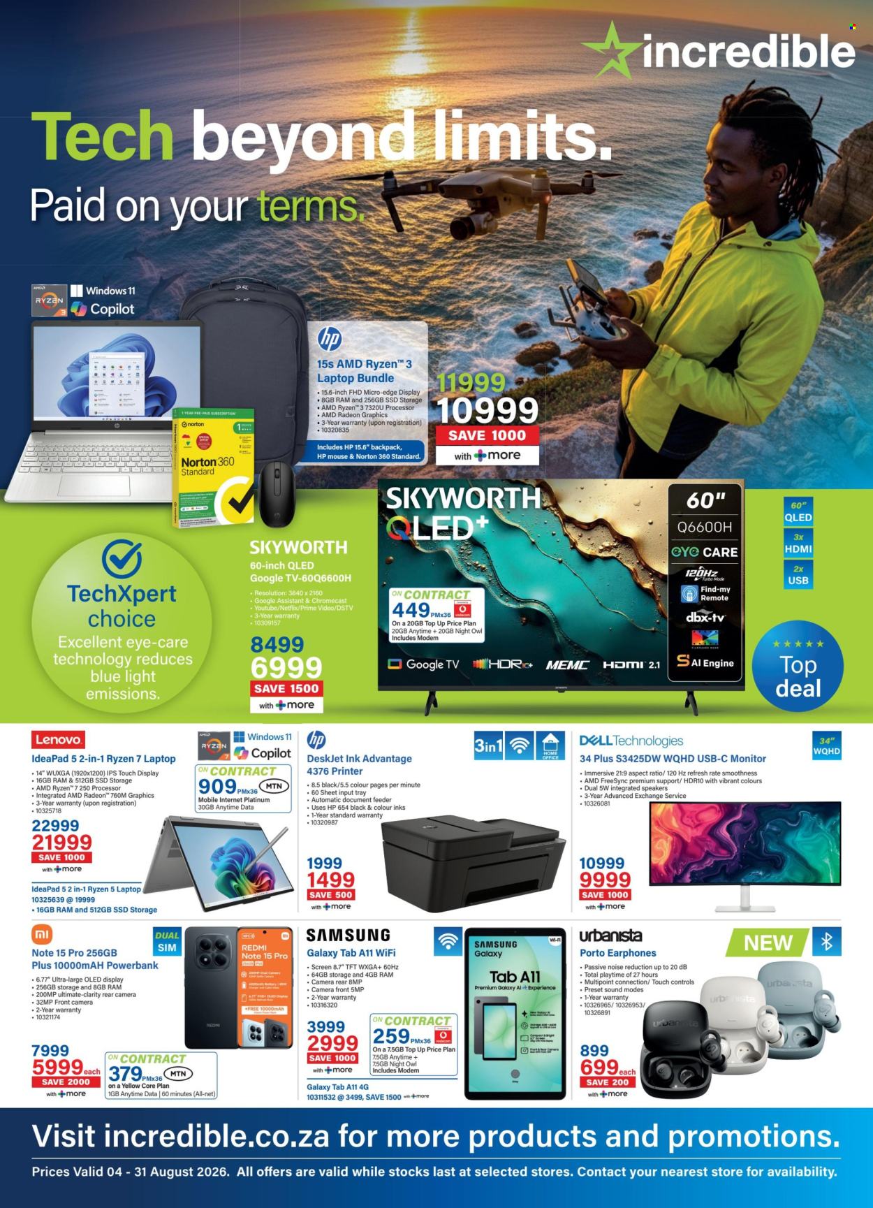 Incredible Connection specials - 08.04.2026 - 08.31.2026. Page 1