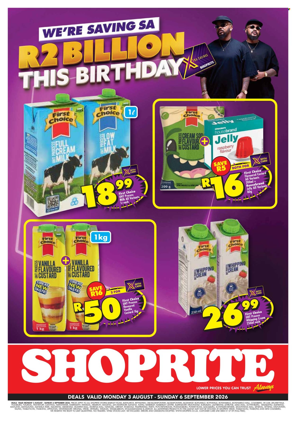 Shoprite specials - 08.03.2026 - 09.06.2026. Page 1