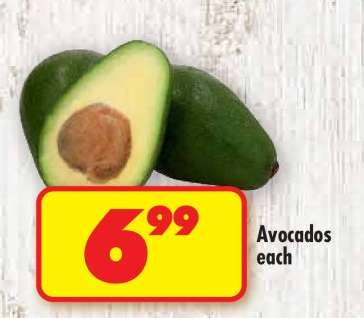 AVOCADOS each