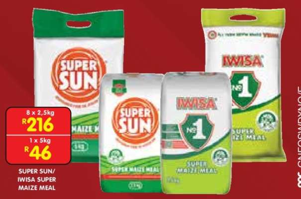 SUPER SUN/IWISA SUPER MAIZE MEAL