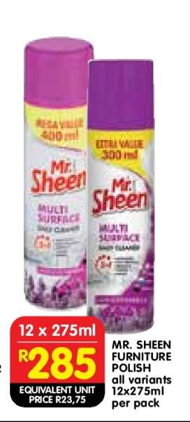 Mr. SHEEN Furniture Polish