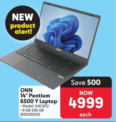 ONN 14” Pentium 6500 Y Laptop