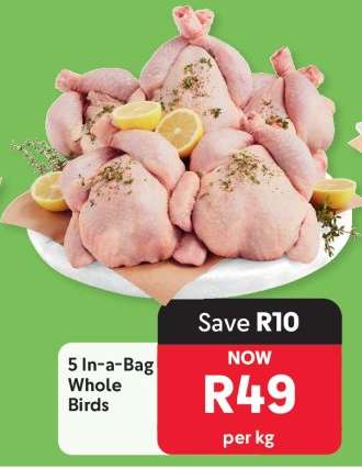 5 in a Bag Whole Birds