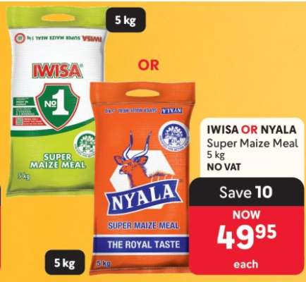 IWISA or NYALA Super Maize Meal