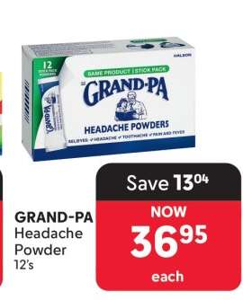 GRAND-PA Headache Powder 12's