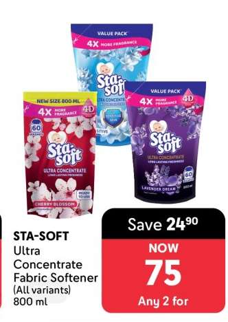 STA-SOFT Ultra Concentrate Fabric Softener