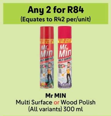 Mr Min Multi-Surface or Wood Polish