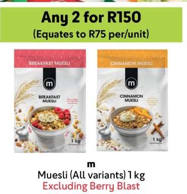 Muesli (All variants) 1 kg