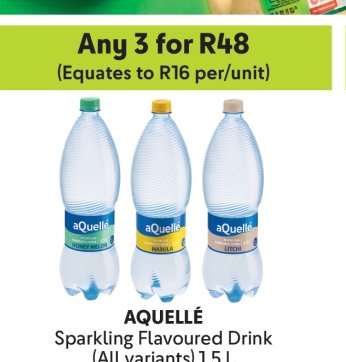 AQUELLÉ Sparkling Flavoured Drink