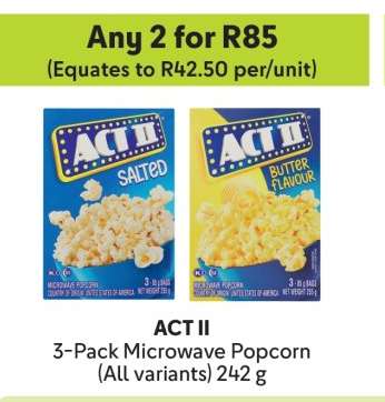 ACT II 3-Pack Microwave Popcorn